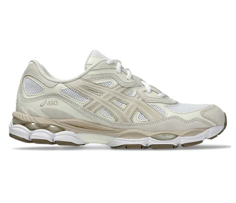Reinforced Seams Subtle design Men's Asics Gel NYC (White/Cream)