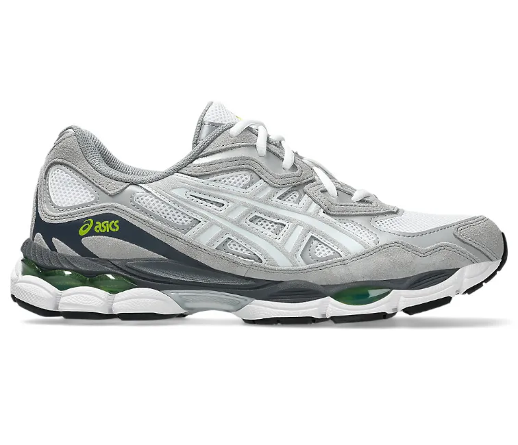 Men's Asics Gel NYC (White/Glacier Grey) Compact Design