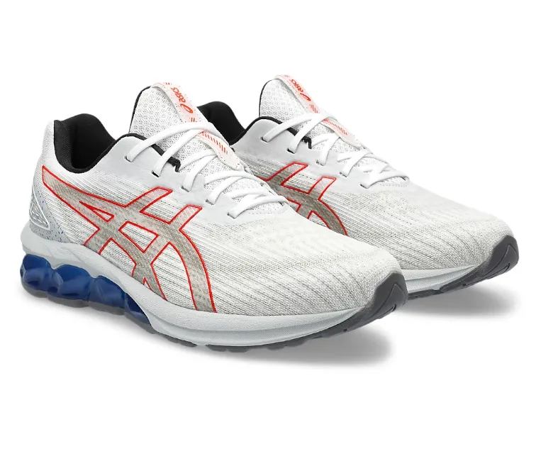 Men's Asics Gel-Quantum 180 7 (White/Concrete) Variable Lace Lock