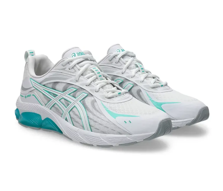 Men's Asics Gel Quantum 180 8 (White/Waterfall) Functional Flex Multi Directional Grip