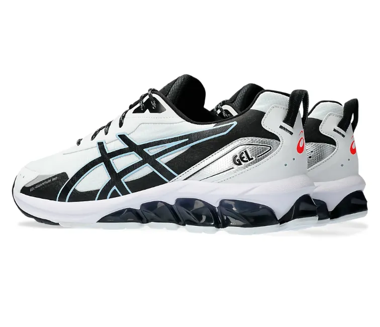Hypoallergenic Liner Mens Asics Gel Quantum 180 LS 5 (White/Black)