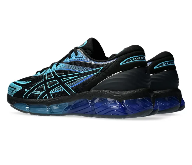 Men's Asics Gel-Quantum 360 8 (Black/Aquarium) Impact Reduction Technology