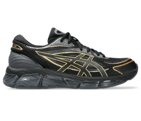 Smart stability Durable Mesh Men's Asics Gel-Quantum 360 8 (Black/Pure Gold)