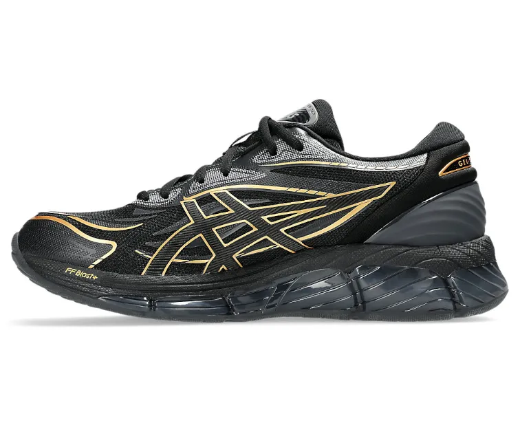 Men's Asics Gel-Quantum 360 8 (Black/Pure Gold) Easy Cushioning Sustainable Material Blend