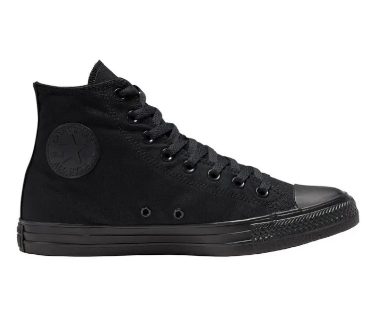 Men's Converse Chuck Taylor High Tops (Triple Black) Eco Form