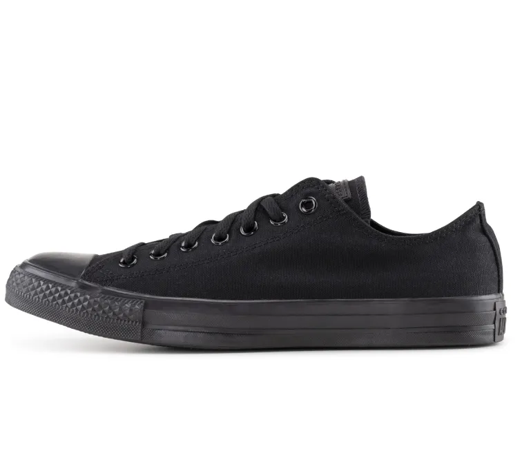 Contrasting Colors Men's Converse Chuck Taylor Low (Triple Black)