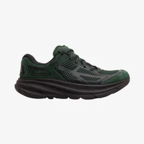 mens hoka clifton one9 s (forest green/black) Comfort arch Train Hike