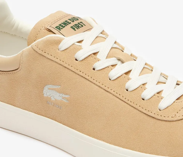 Comfort water Men's Lacoste Baseshot 124 3 SMA (Light Brown/Off White)