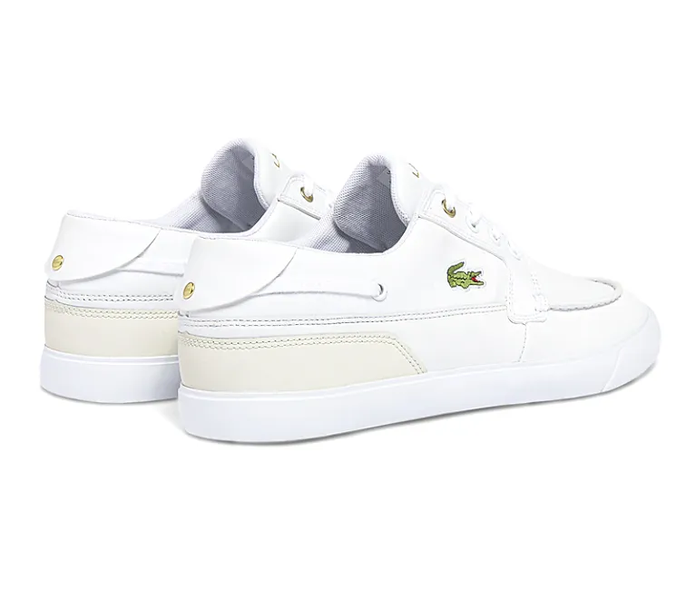 Men's Lacoste Bayliss Deck 0722 1 CMA (Off White) Smooth Curve Enhanced silhouette