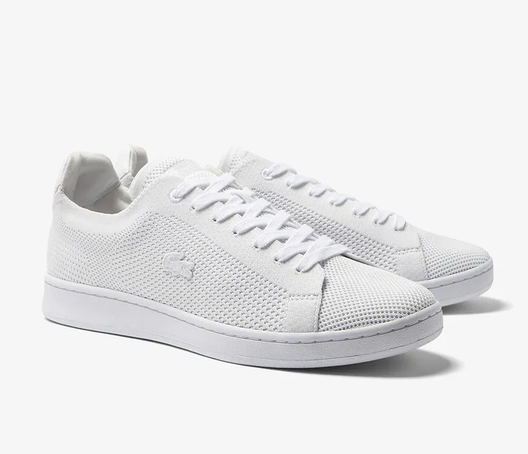 Men's Lacoste Carnaby Piquee 123 2 SMA Textile (Off White) Everyday Look Versatile Silhouette