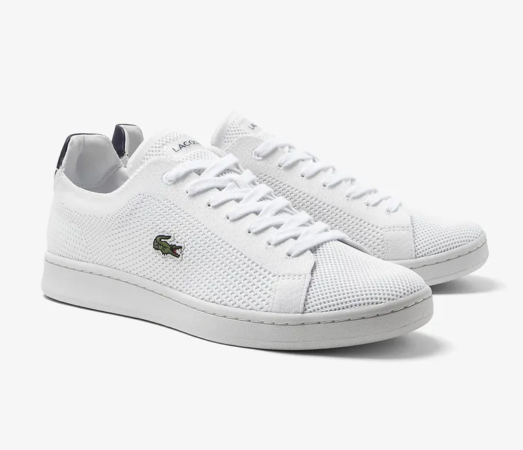 Men's Lacoste Carnaby Piquee 123 (White/Navy) Active Schedule