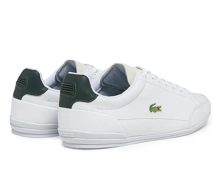 Men's Lacoste Chaymon Crafted 0722 1 CMA (White/Dark Green) Retro-inspired performance