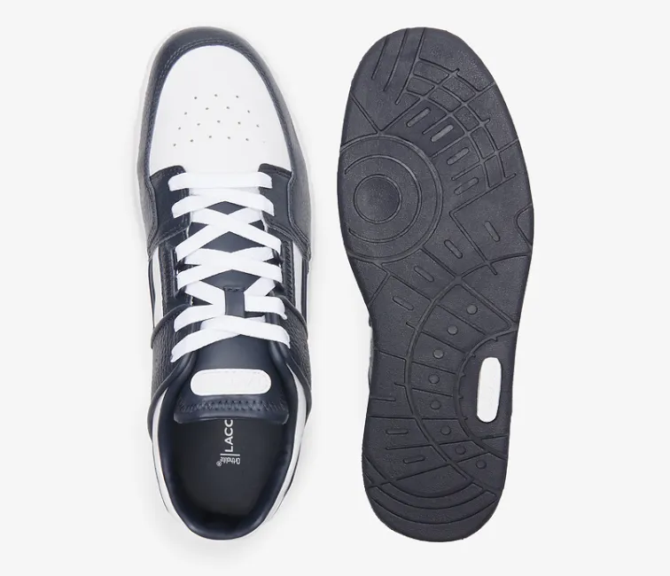 Men's Lacoste Court Cage 123 (White/Navy) Recycled Synthetic Upper