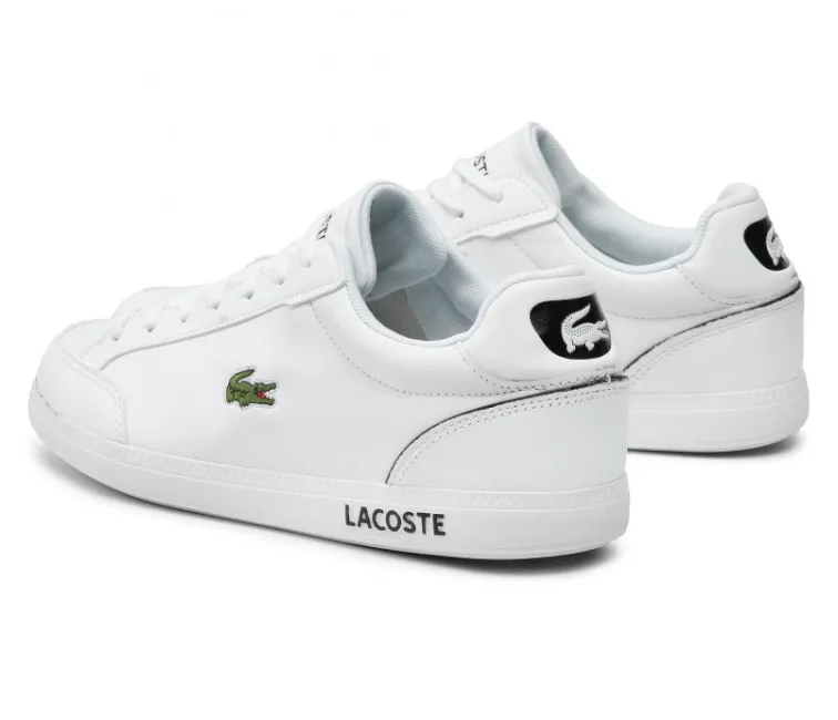 Casual Shoes Men's Lacoste Graduate Cap 0121 SMA (White/Black)