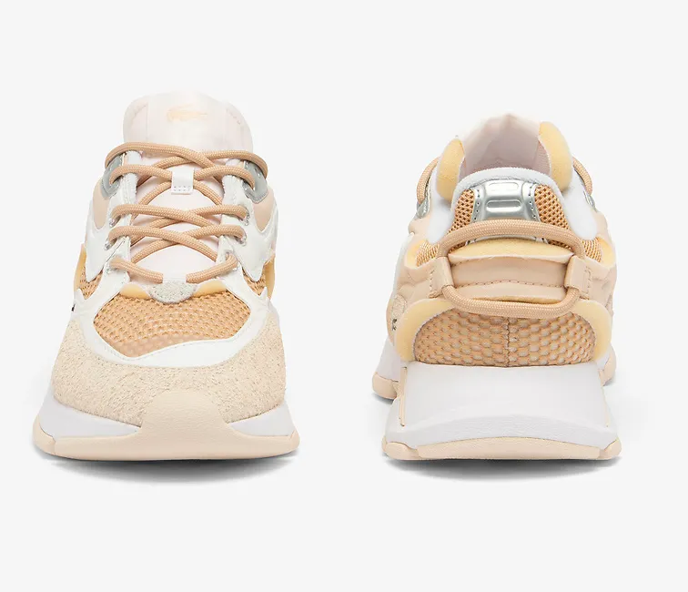 Men??s Lacoste L003 Neo 124 5 SMA (Light Tan/White) Running Errands