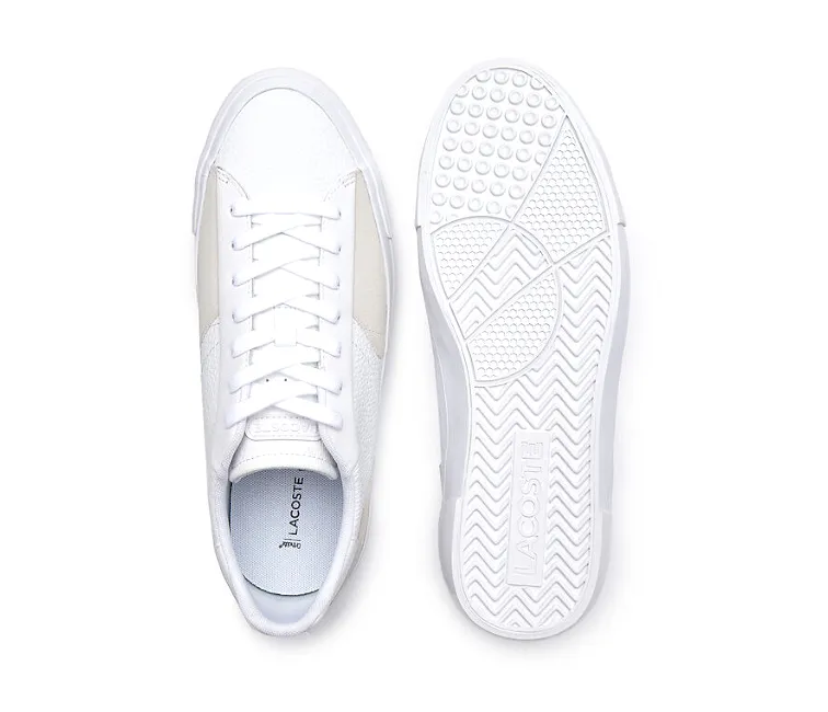 Men's Lacoste L006 222 SMA (White) Comfortable Movement Multi Surface