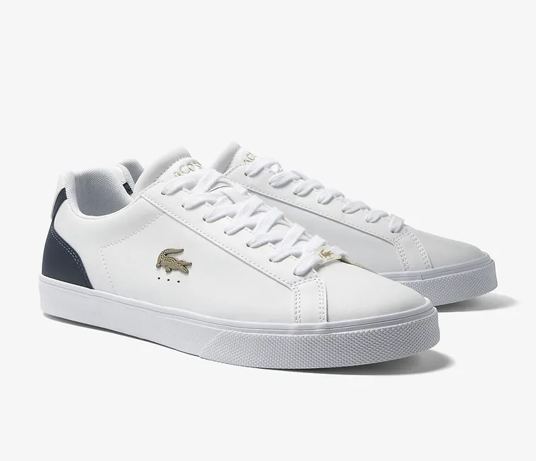 Everyday Performance Ease of Use Men's Lacoste Lerond Pro 123 3 CMA (White/Navy)