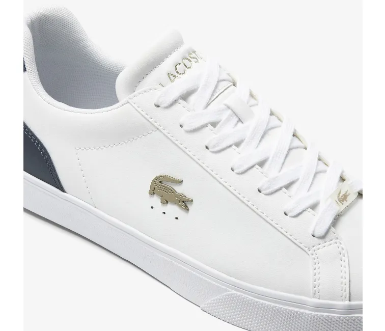 Men's Lacoste Lerond Pro 123 3 CMA (White/Navy) Gradient Compression Impact Diffusing Structure