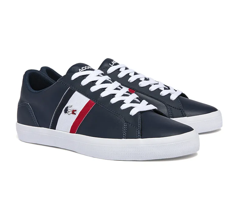 Men's Lacoste Lerond Tri 2 CMA (Navy/White) Anti Abrasion