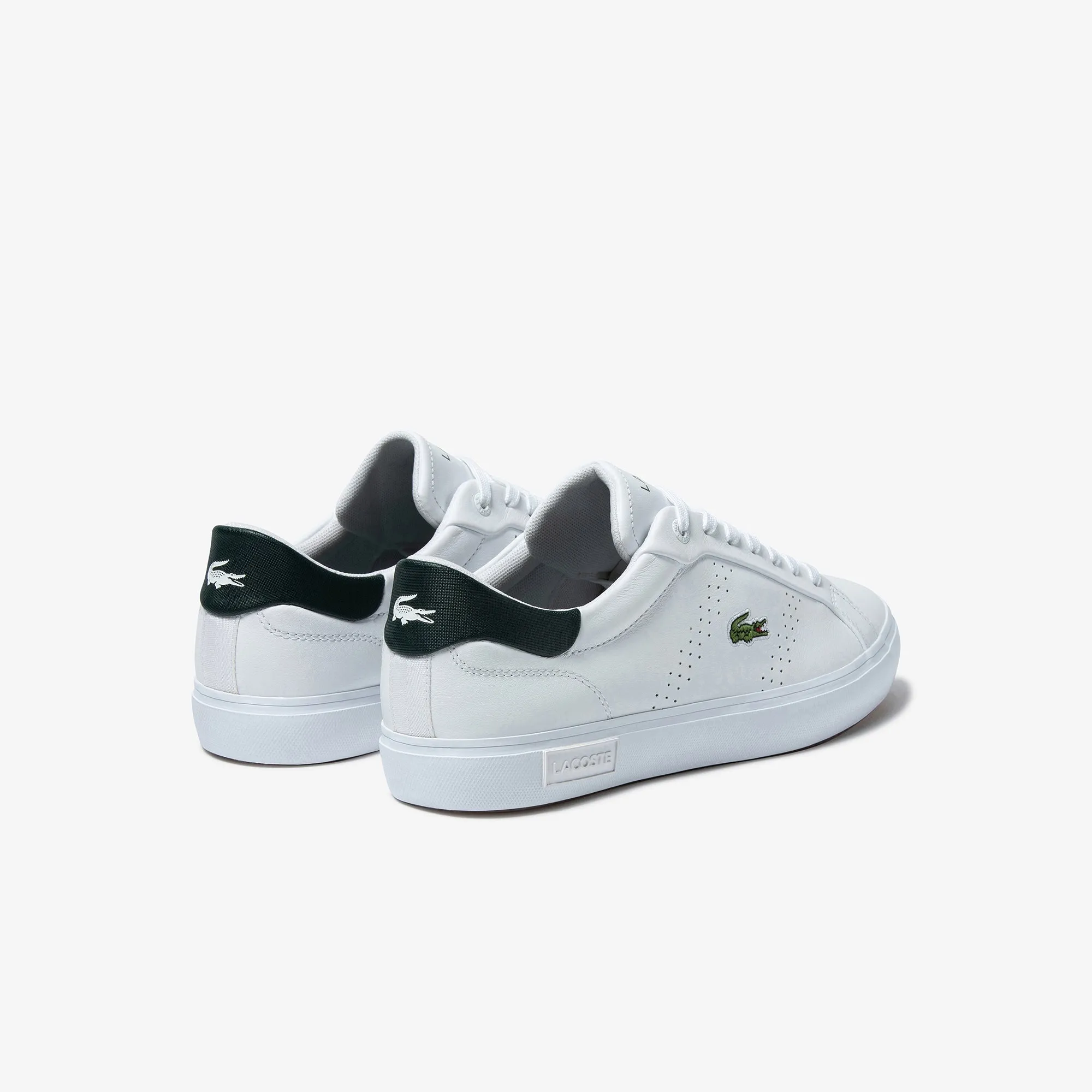 Clean Finish Men's Lacoste Powercourt 2.0 0321 SMA (White/Dark Green)