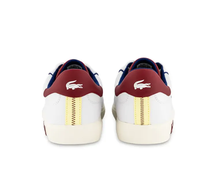Men's Lacoste Powercourt 2.0 222 1 (White/Red) Foam Midsole Cushioning