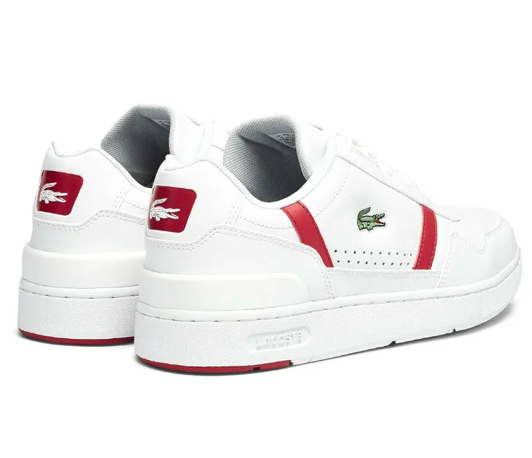 Trending Style Men's Lacoste T-Clip 0722 1 SMA (White/Red)