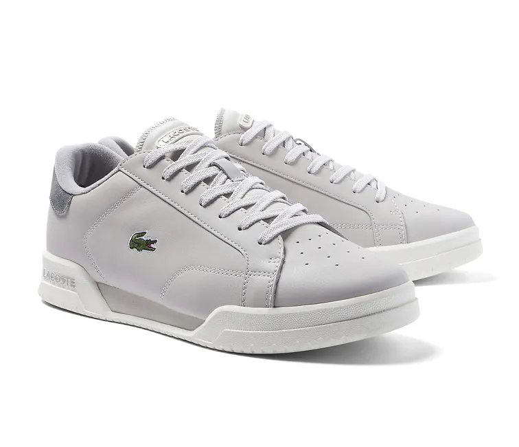 Rockered Outsole Design Dynamic Arch Brace Men's Lacoste Twin Serve 222 1 SMA (White/Off White)