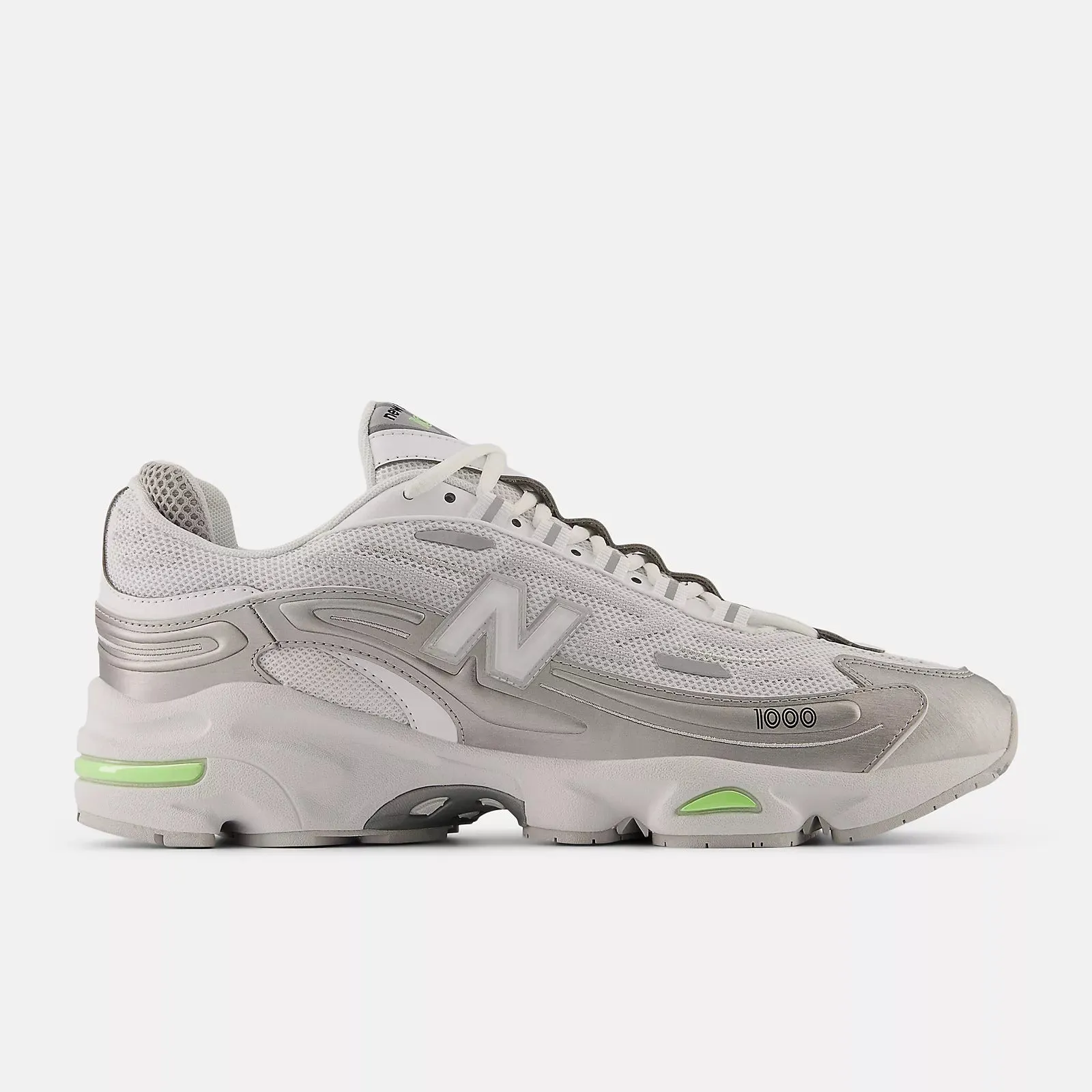 mens new balance 1000 (white/grey) Daily Motion Wood Step