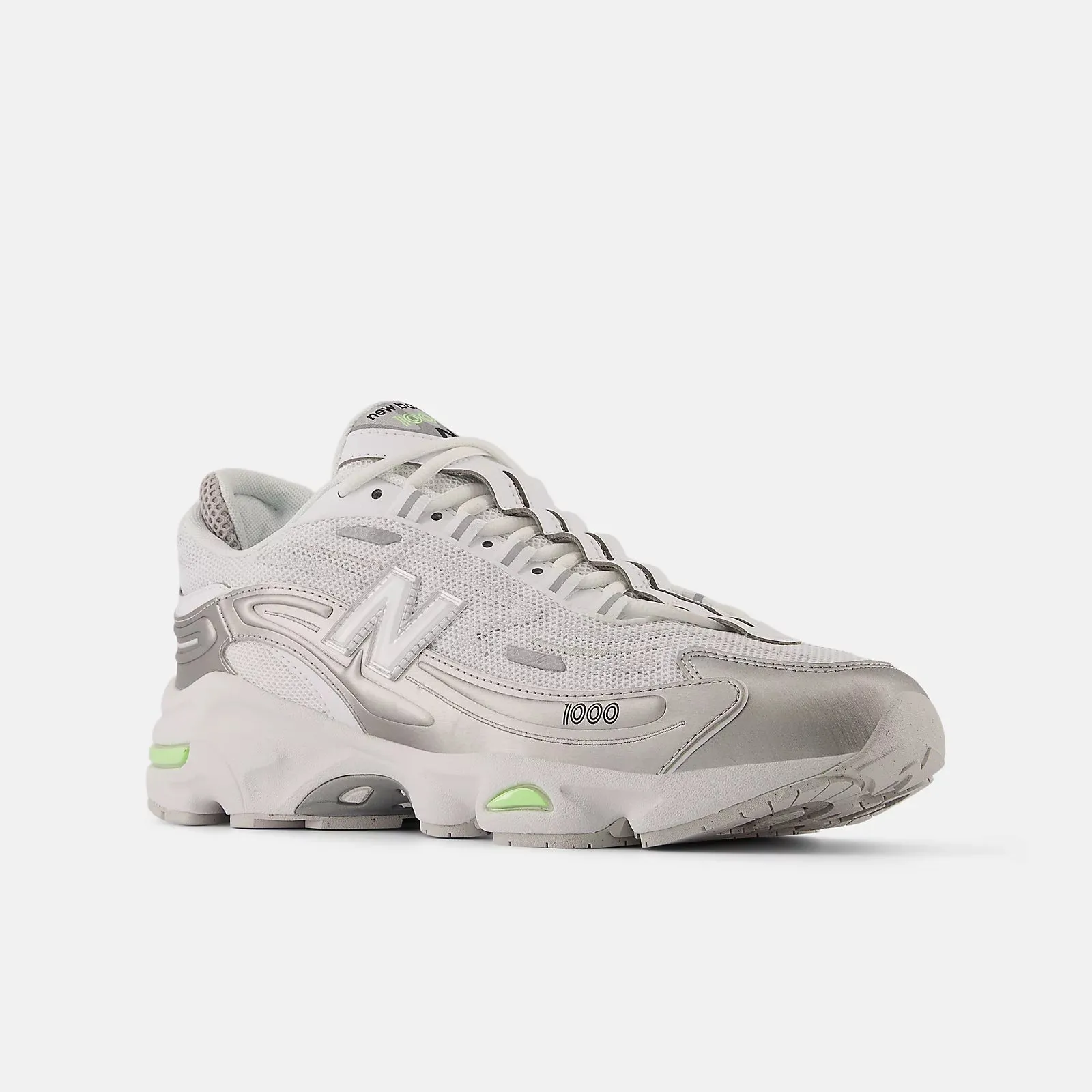 mens new balance 1000 (white/grey) All Outfits