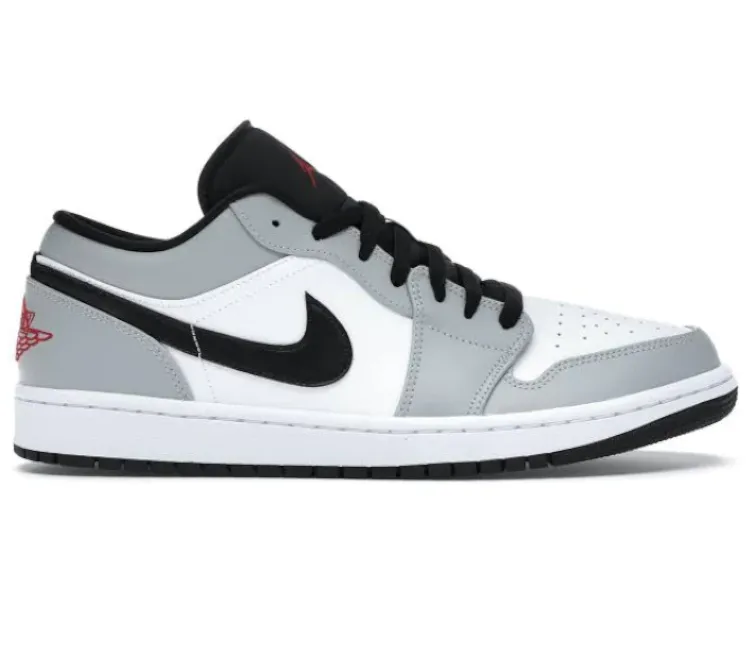 Travel Friendly Abrasion Proof Toe Guard Men's Nike Air Jordan 1 Low (Light Smoke Grey)