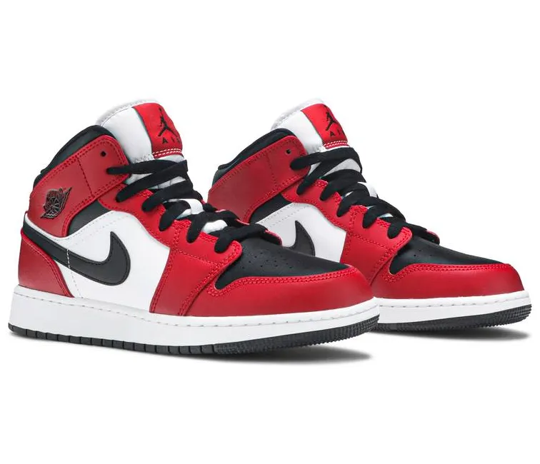 Comfort Driven Design Men's Nike Air Jordan 1 Mid (Chicago Black Toe)