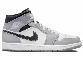 Men's Nike Air Jordan 1 Mid (Smoke Grey) Durable Power