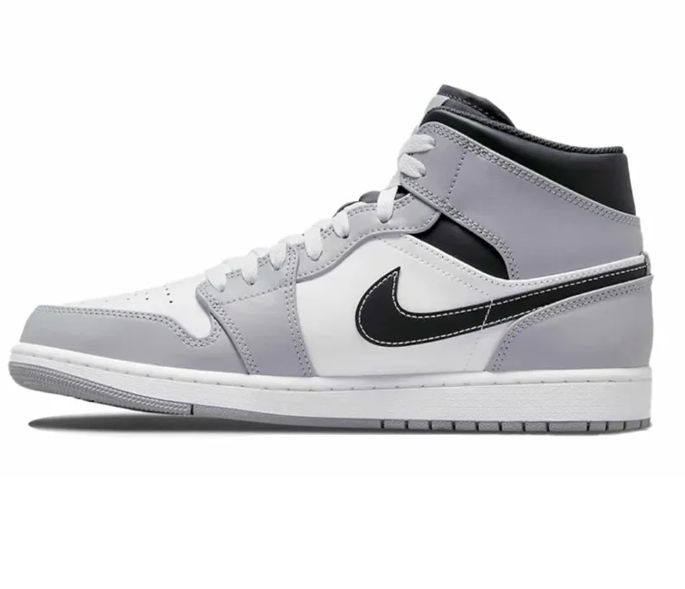 Casual Wear Comfort Pad Men's Nike Air Jordan 1 Mid (Smoke Grey)