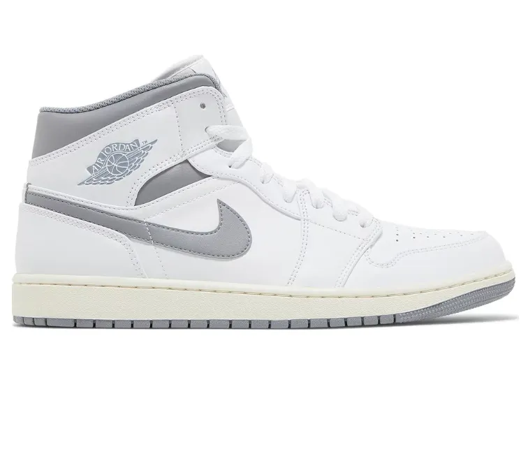 Motion Control Arch Ethical Manufacturing Men's Nike Air Jordan 1 Mid (Vintage Grey)