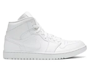 Breath Mesh Men's Nike Air Jordan 1 Mid (White/White)