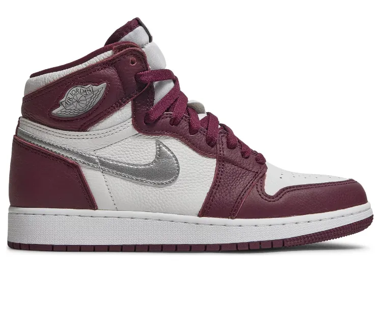 Men's Nike Air Jordan 1 Retro High OG (Bordeaux) All Day Comfort Tech Walking
