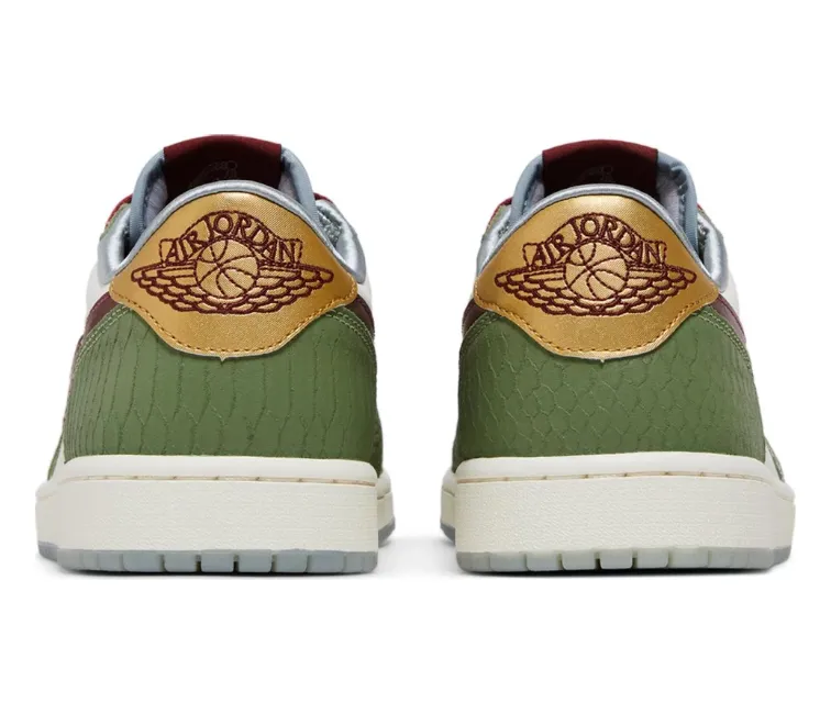 Textured Upper Men??s Nike Air Jordan 1 Retro Low OG (Year Of The Dragon)