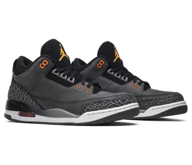 Impact Resistant Heel Men's Nike Air Jordan 3 Retro (Fear 2013)