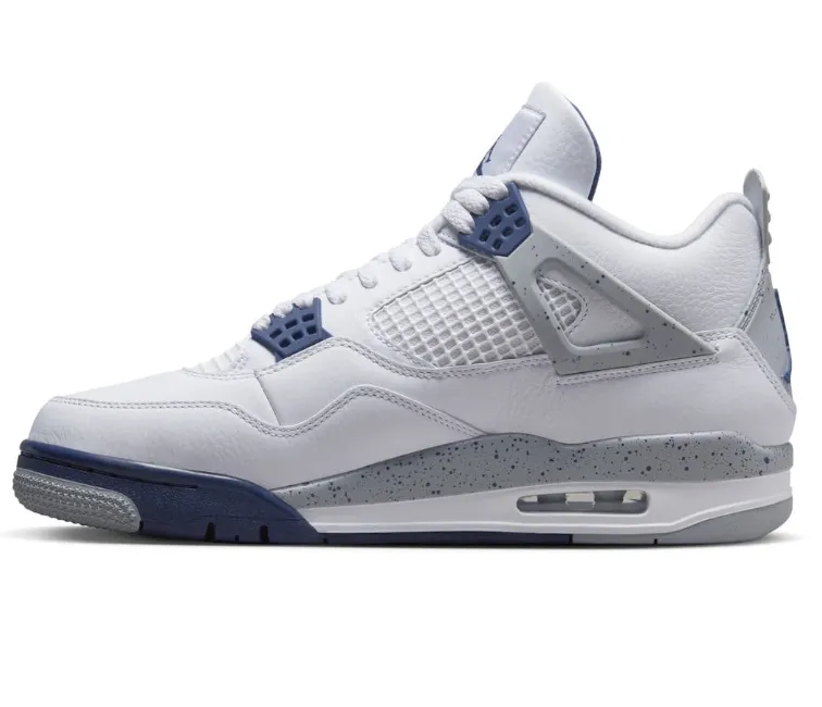 Men's Nike Air Jordan 4 Retro (Midnight Navy) Speed Runner