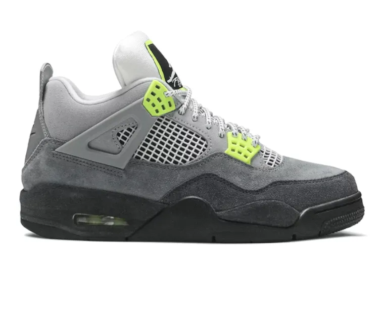 Men's Nike Air Jordan 4 Retro SE (Neon 95) Odor Control Insoles Slip-resistant look