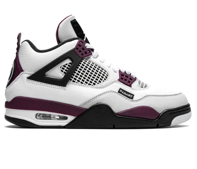 Core Comfort Men's Nike Air Jordan 4 Retro x PSG (Bordeaux)