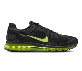 Men??s Nike Air Max 2013 (Black/Volt) Quiet Walk