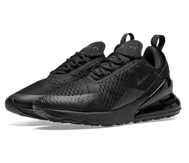 Contoured Support Men's Nike Air Max 270 (Triple Black)