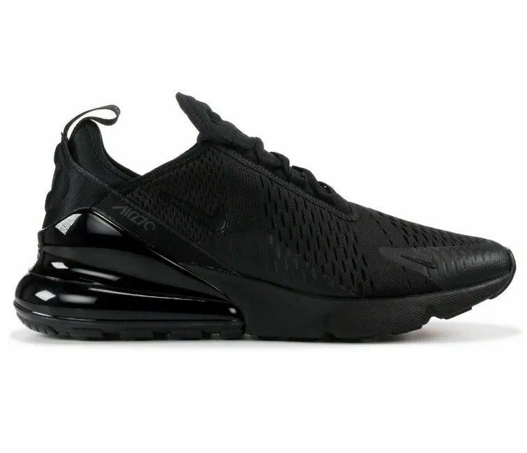 Men's Nike Air Max 270 (Triple Black) Comfortable Upper Material