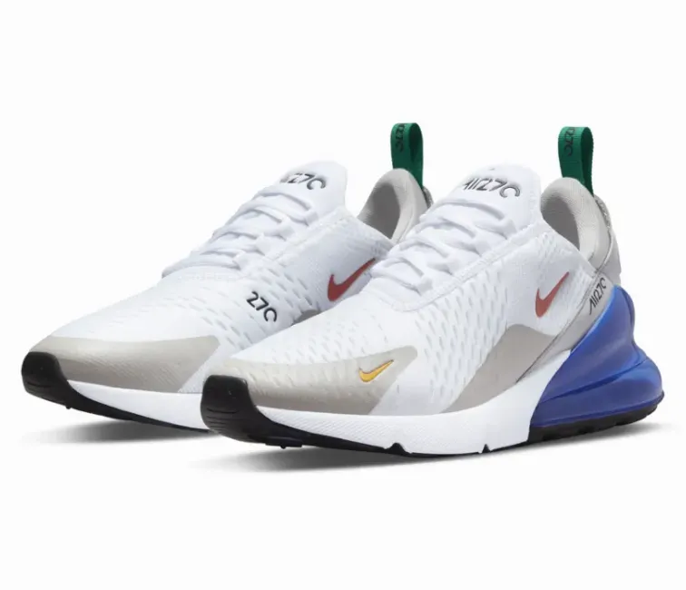 Men's Nike Air Max 270 (White/Multi) Sustainable Design Day To Day