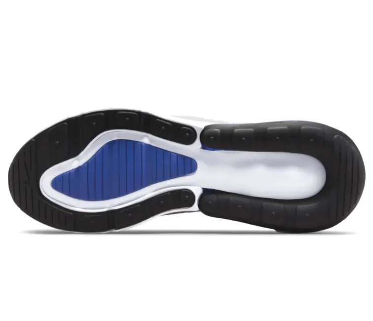 Men's Nike Air Max 270 (White/Multi) Elastic Collar Slip On Mechanism