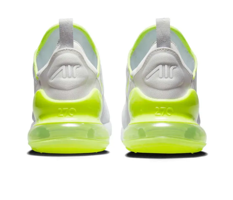 Chic Comfort Reinforced Sides Men's Nike Air Max 270 (White/Volt)