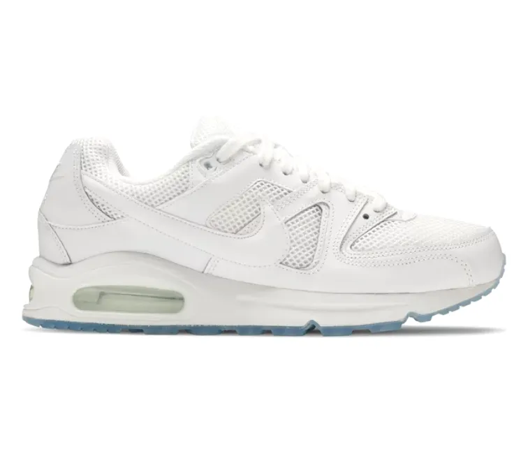 Men's Nike Air Max Command (White/White) Anti Torsion Stability Orthopedic Friendly Fit