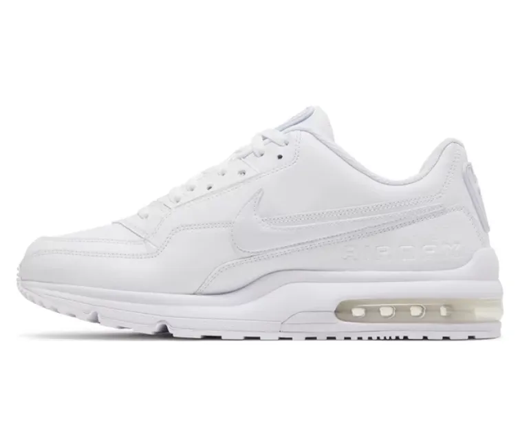 Men's Nike Air Max LTD 3 (Triple White) Collapsible Heel Anti Fatigue Footbed
