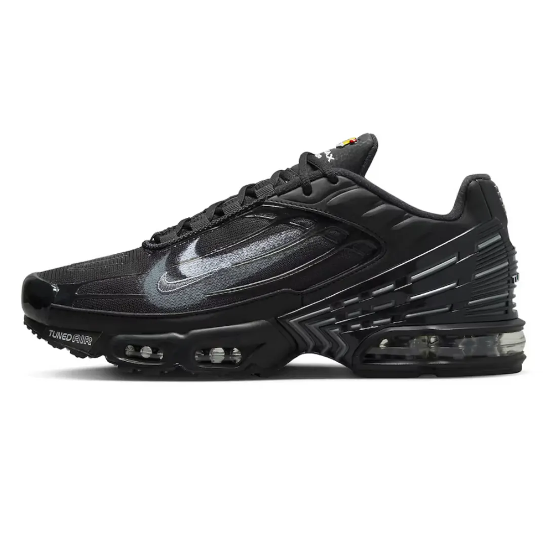 Balanced Grip Every Fit Men's Nike Air Max Plus TN 3 (Black Multi Swoosh)